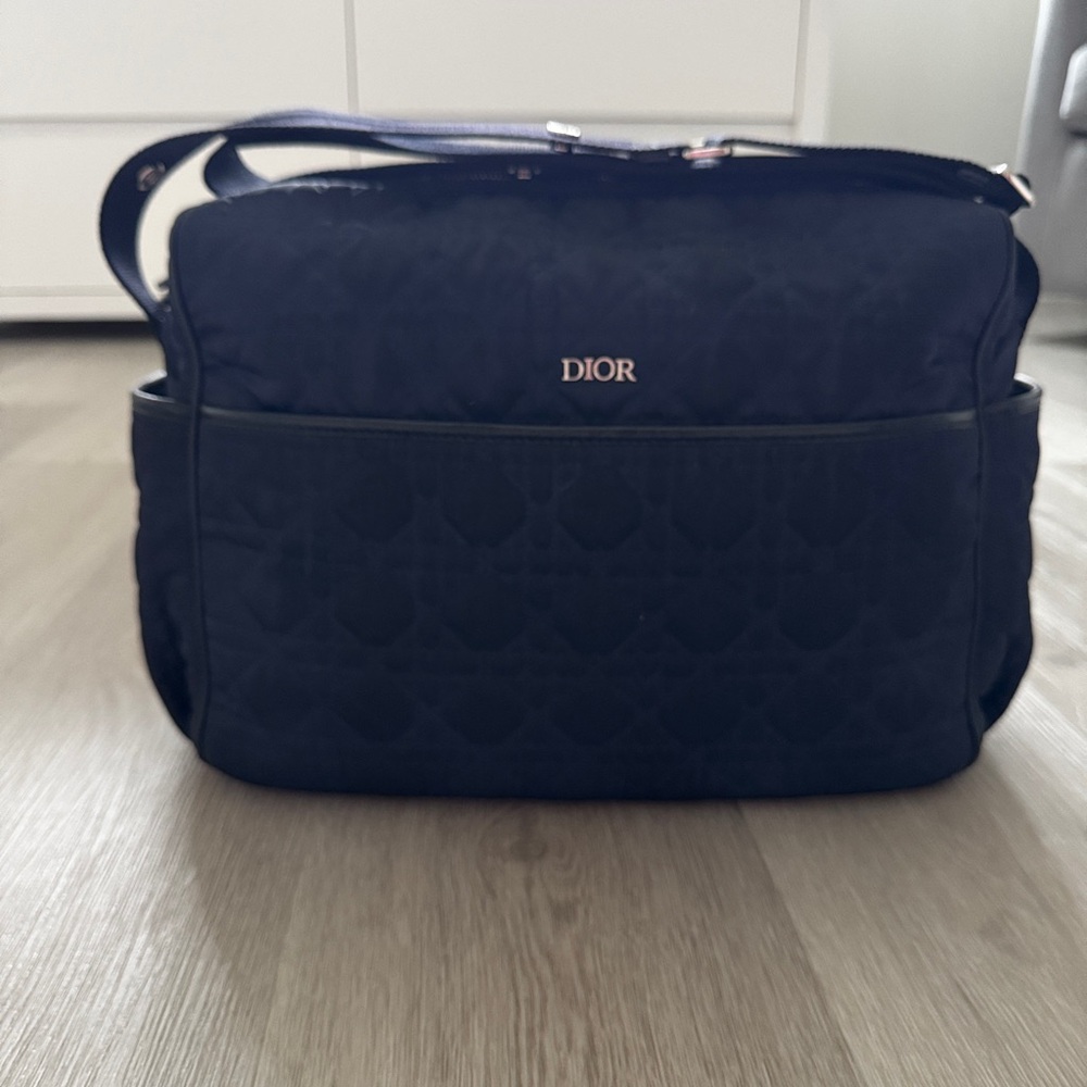 Dior diaper bag